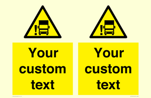 Custom warning blindspot